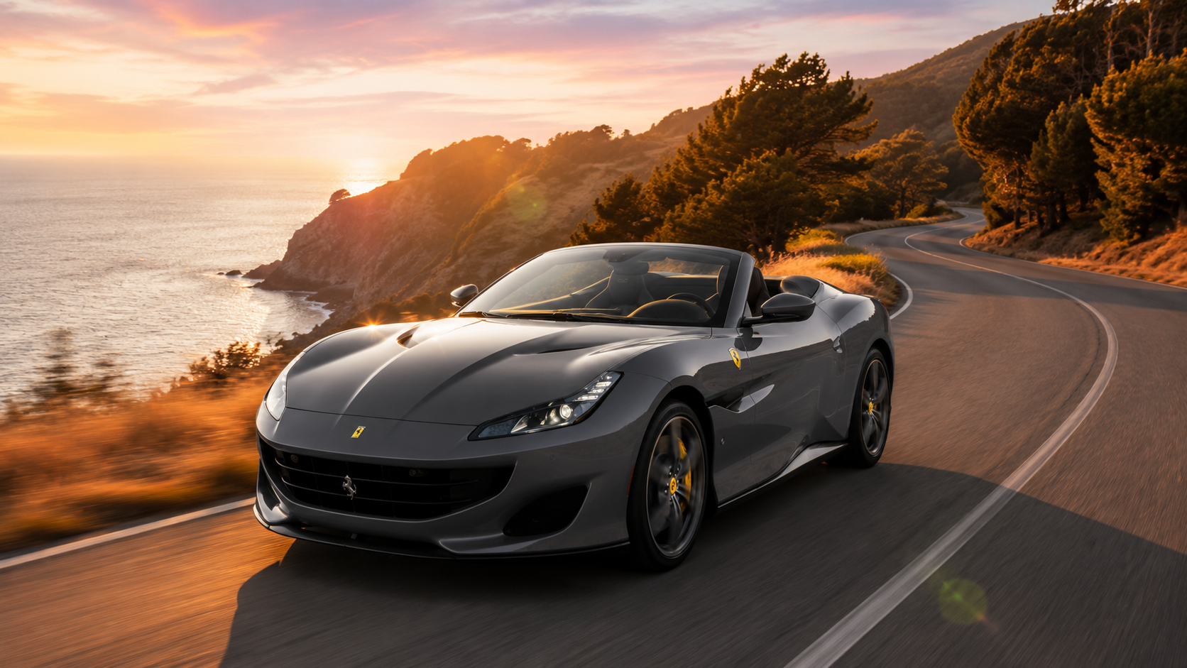 Hyra Ferrari Portofino i Stockholm - Premium sportbilsuthyrning Bravira Cars